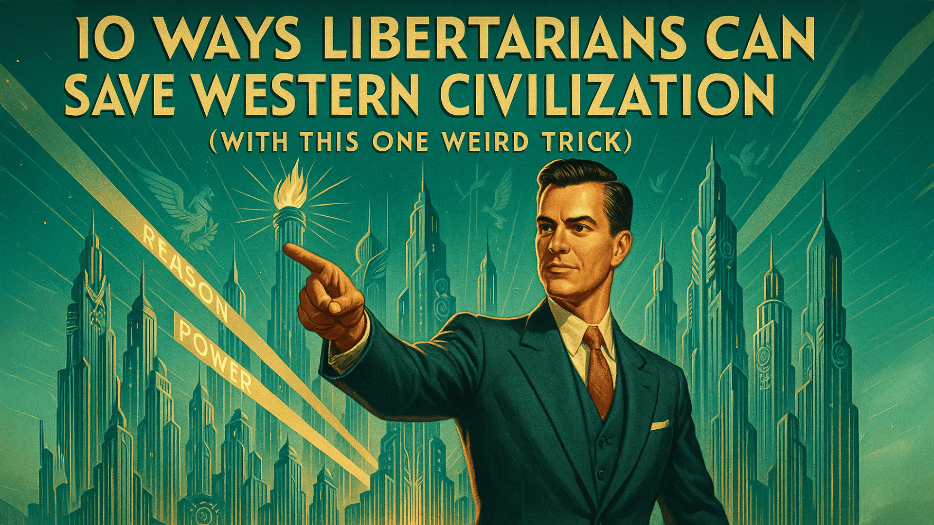 10 Ways Libertarians Can Save Western Civilization (Using This One Weird Trick)