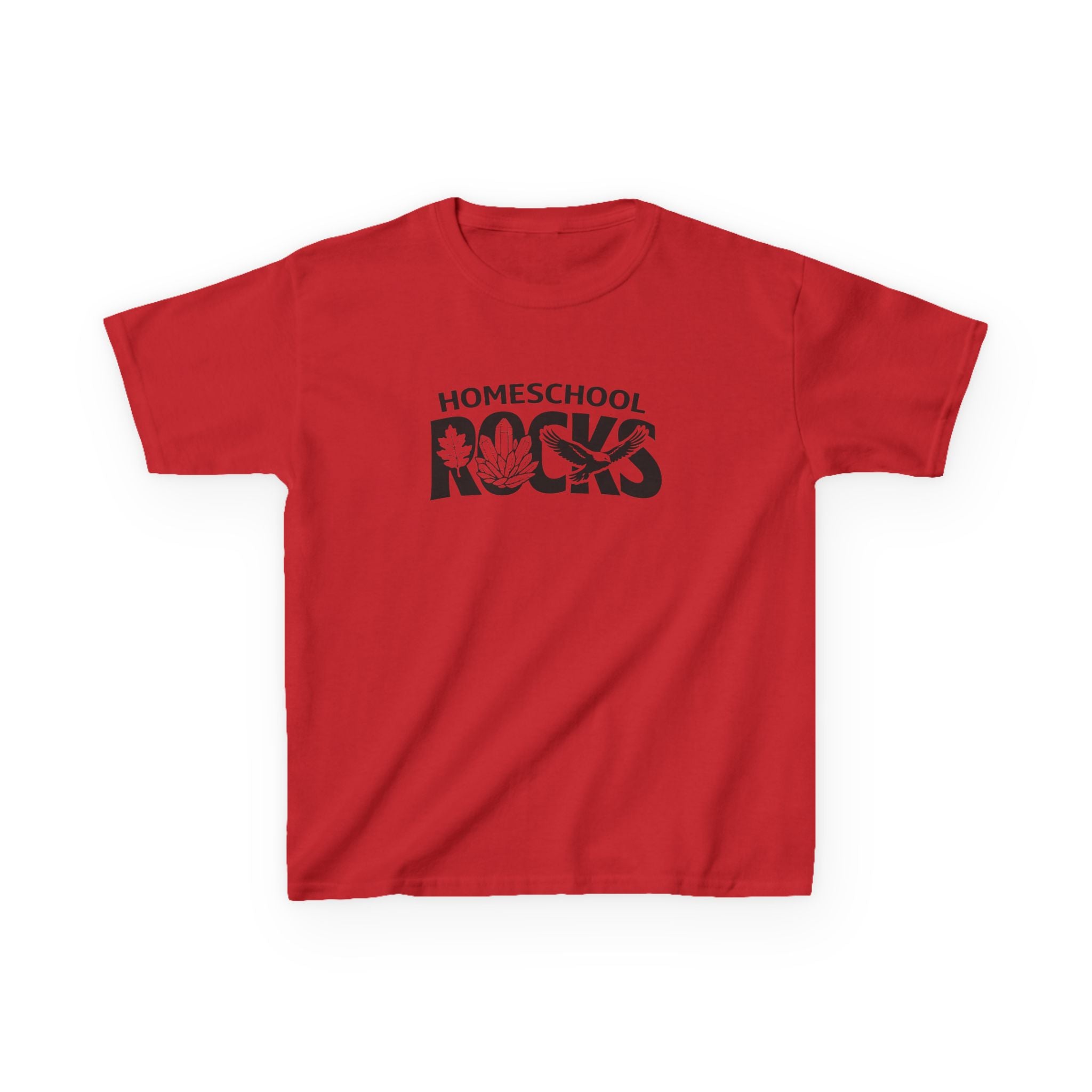 Homeschool Workshop | Kids "Homeschool Rocks" Graphic Tee for Homeschool Families