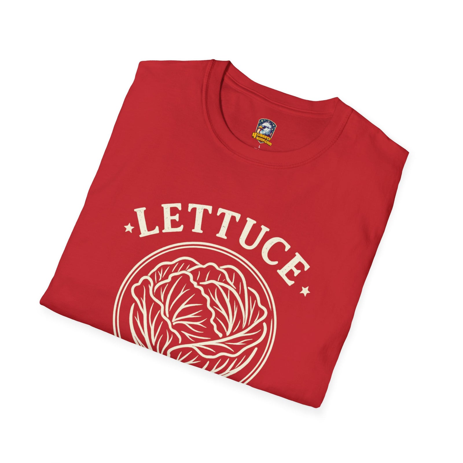 Lettuce Be Independent T-Shirt — Vintage Plant Graphic Tee