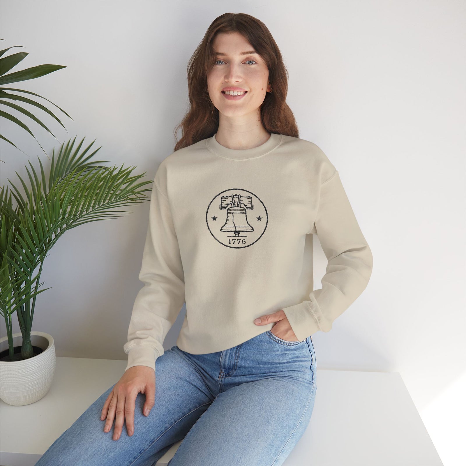 Liberty Bell 1776 Embroidered Sweatshirt