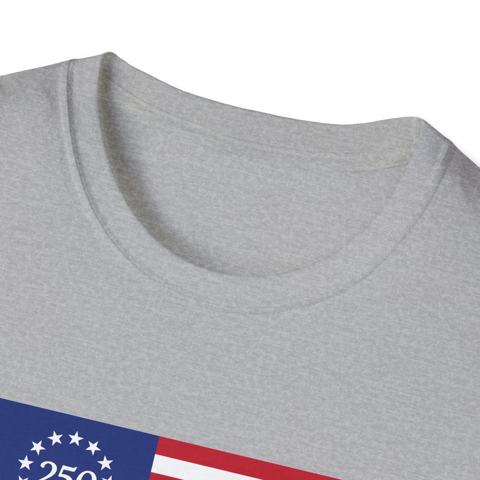 Liberty 250 Flag T-Shirt — Betsy Ross 13-Star Anniversary Tee