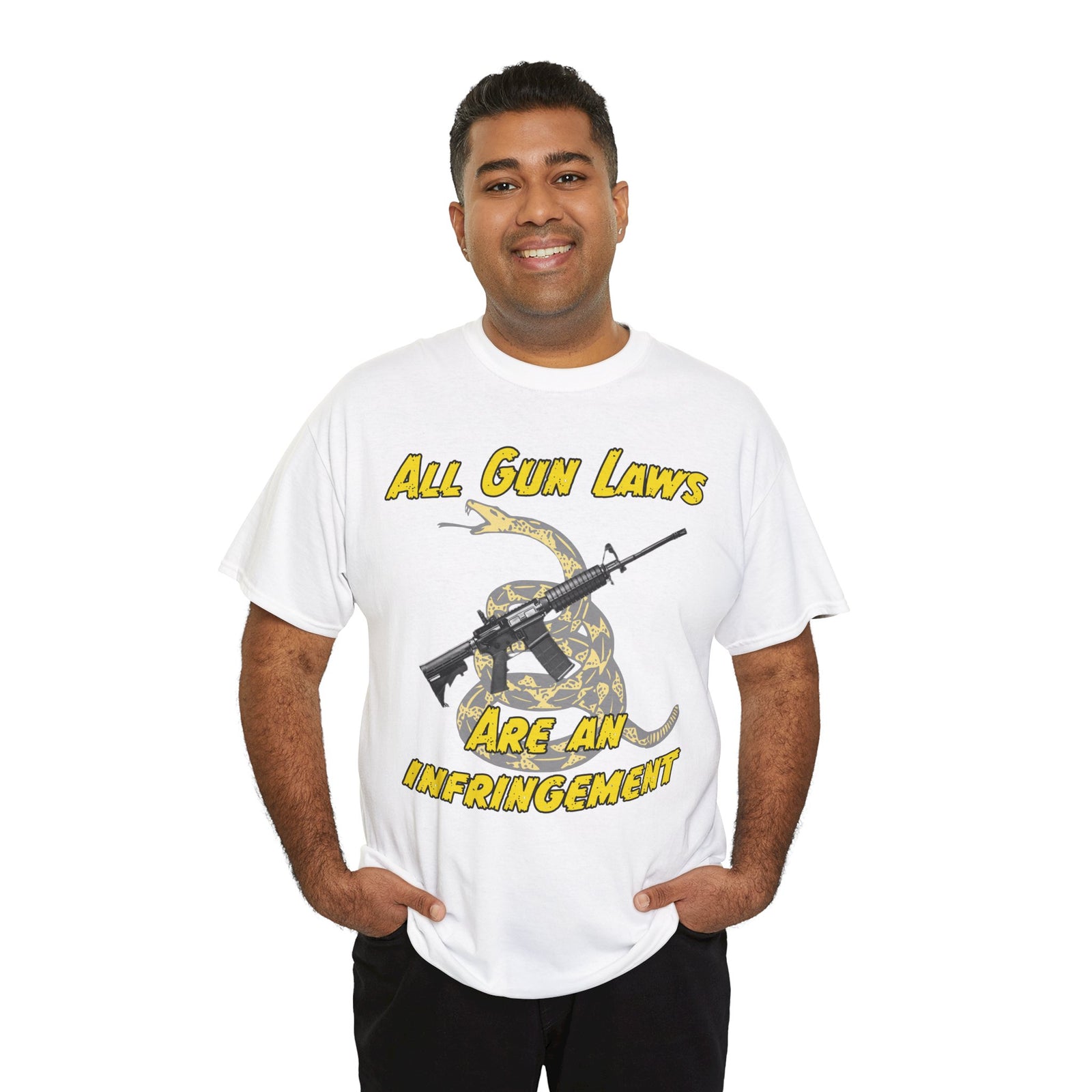 Judge Nap: All Gun Laws Are Infringements AR15 Gadsden T-Shirt