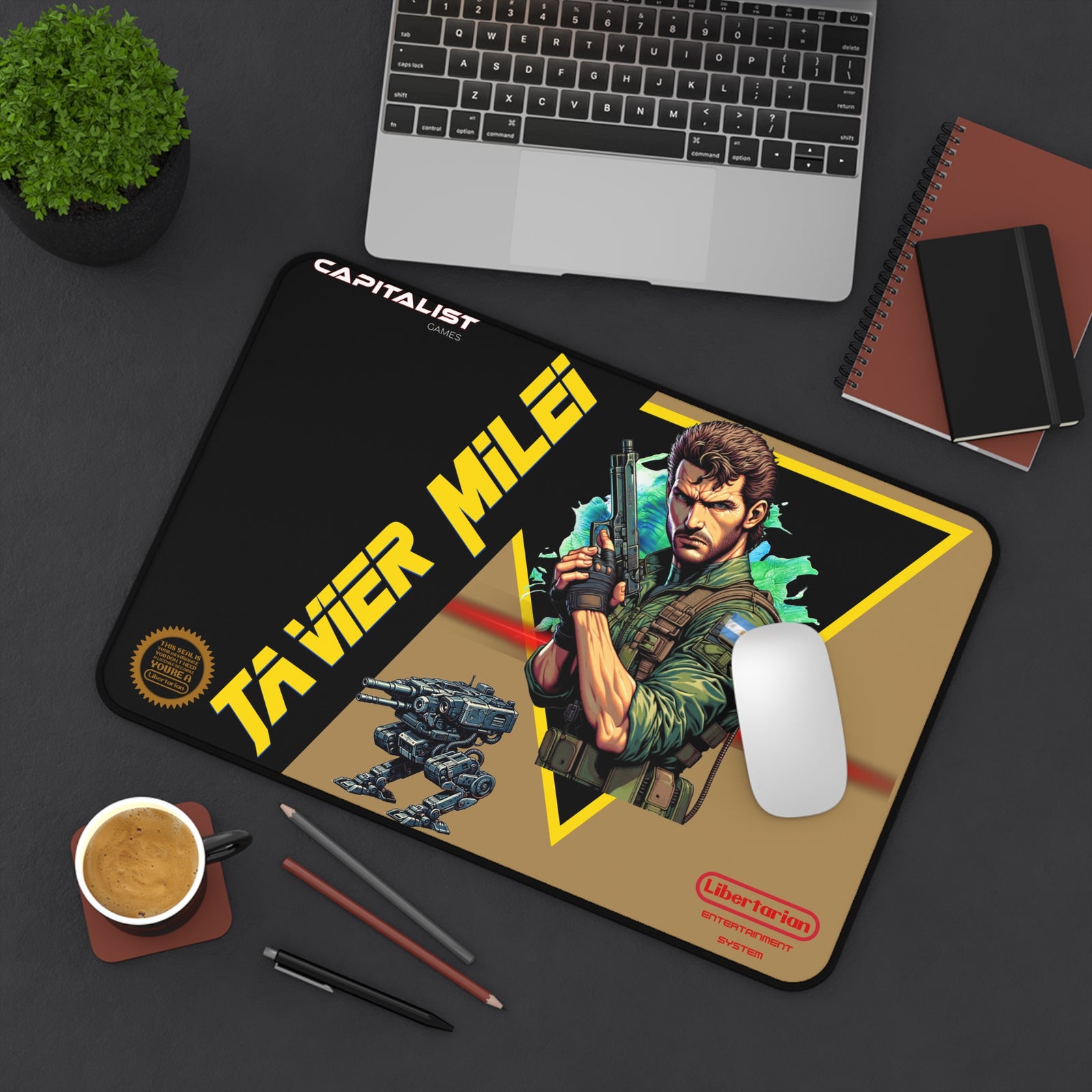 Javier Milei: Capitalist Commando Desk Mat