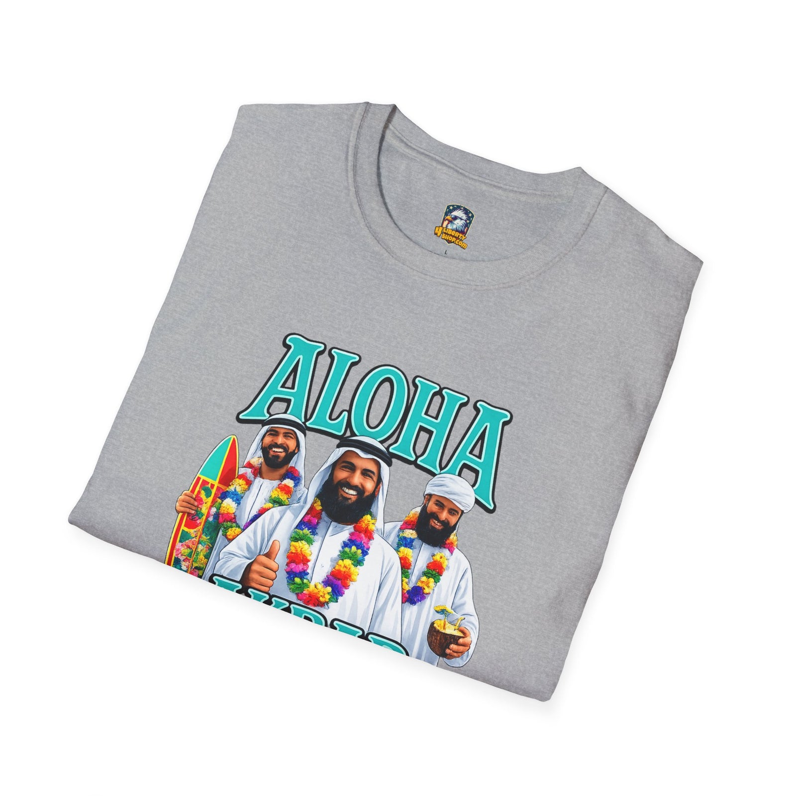 Walton & Johnson — Aloha Akbar T-Shirt — Retro Tropical Graphic Tee