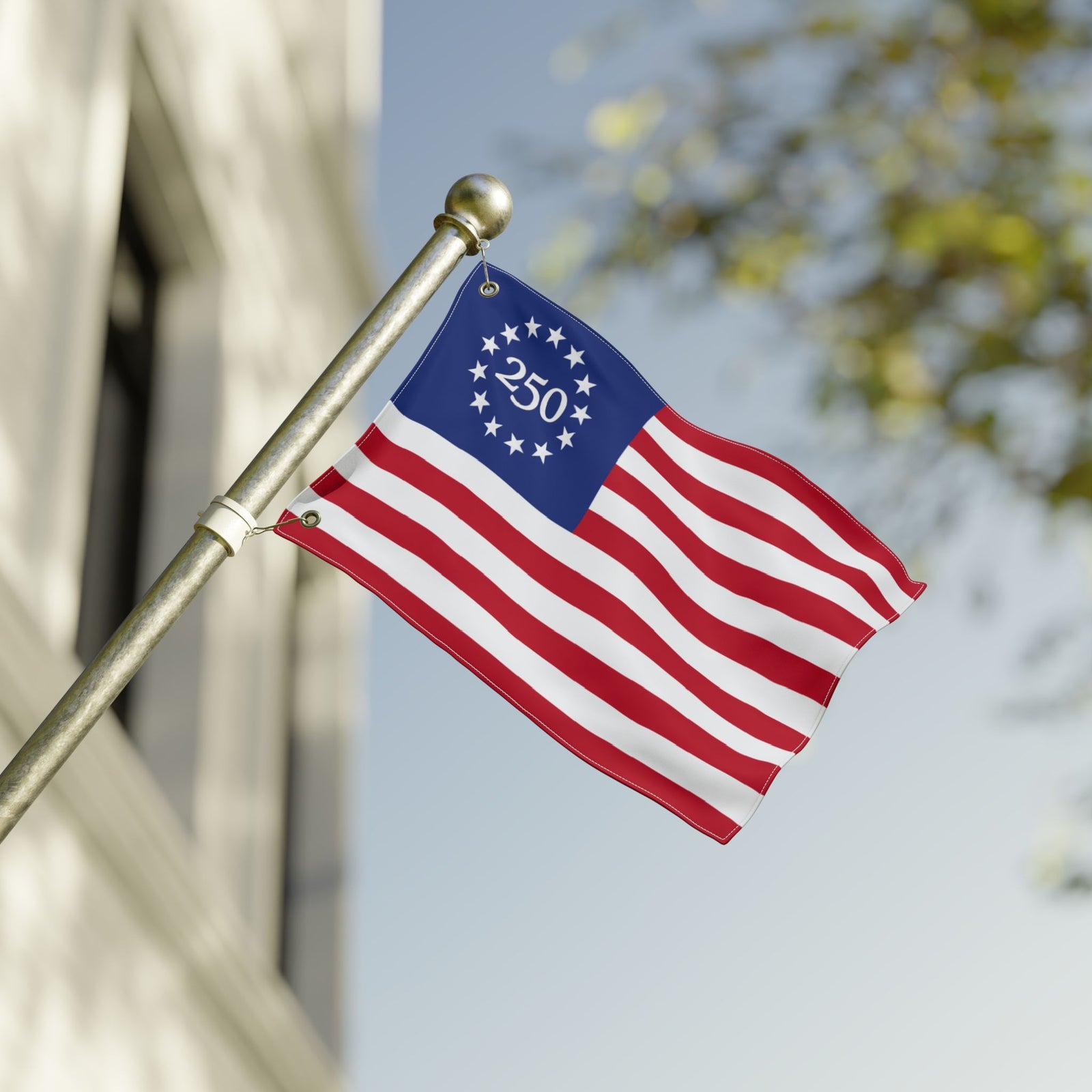 250th Anniversary Double-Sided American Flag