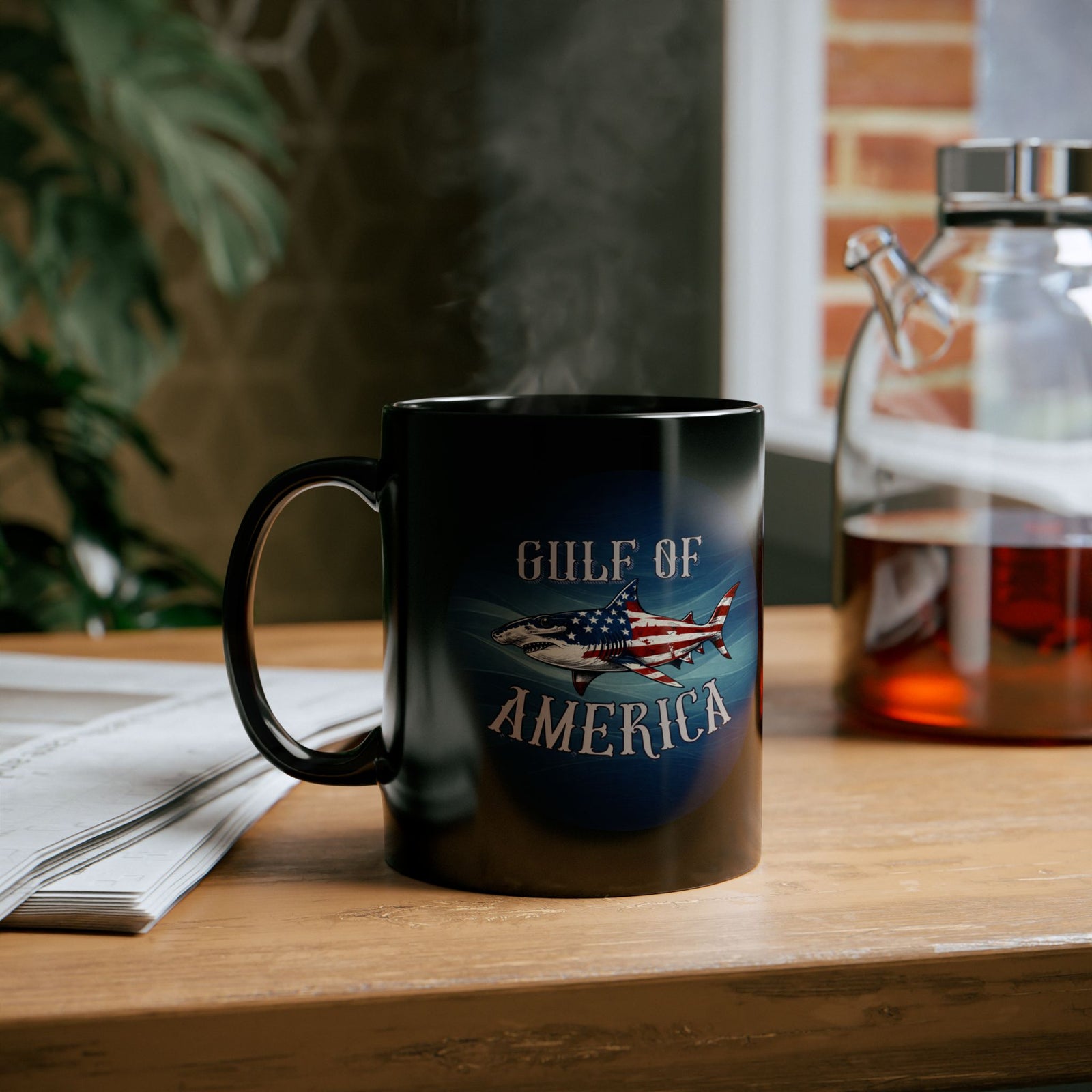 Walton & Johnson: Gulf of America Hammerhead Shark Mug (11oz, 15oz)