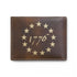 1776 Betsy Ross Stars Leather Wallet