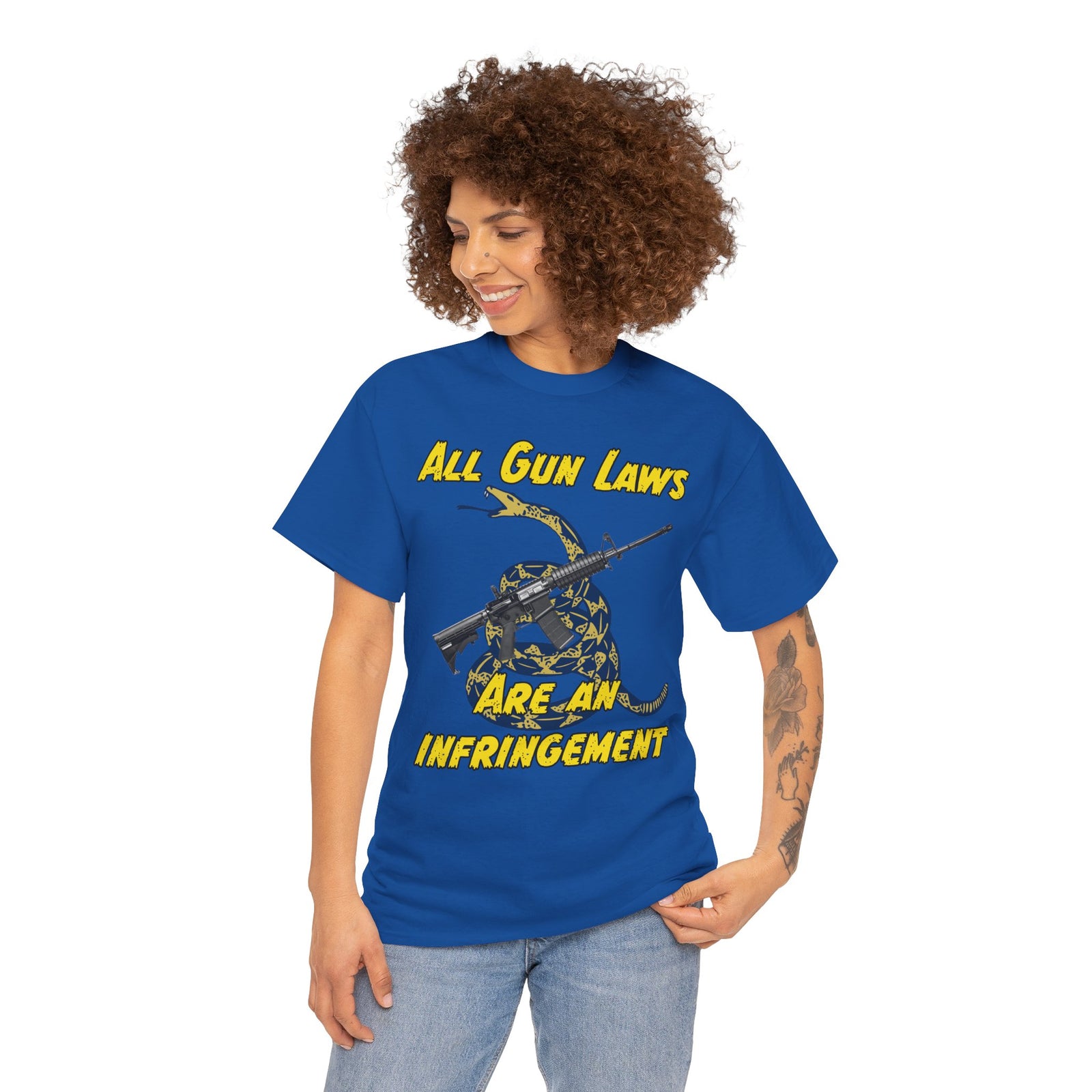 Judge Nap: All Gun Laws Are Infringements AR15 Gadsden T-Shirt