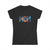 Patriotic Patchwork Mom T-Shirt — Women's Softstyle Tee