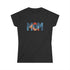 Patriotic Patchwork Mom T-Shirt — Women's Softstyle Tee