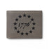 1776 Betsy Ross Stars Leather Wallet