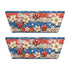 Patriotic Floral Slide Sandals — Women's Removable-Strap Summer Slides