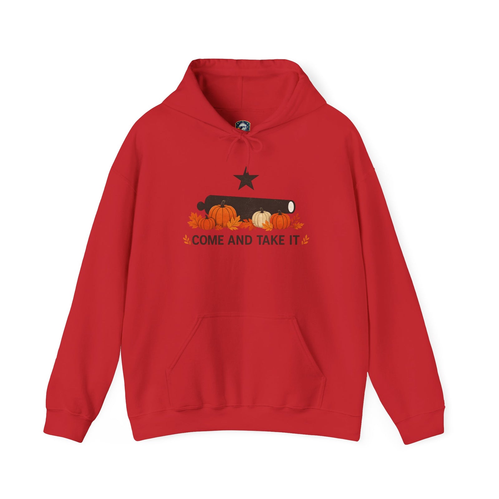 Pumpkin 'Come and Take It' Hoodie — Fall Harvest Sweatshirt - 4LibertyShop.com