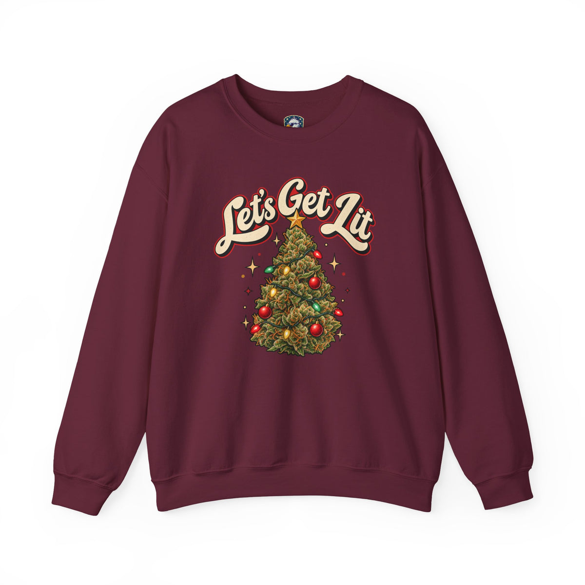 Let's Get Lit Christmas Sweatshirt - 4LibertyShop.com