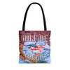 Walton & Johnson: Gulf of America Shark Tote Bag