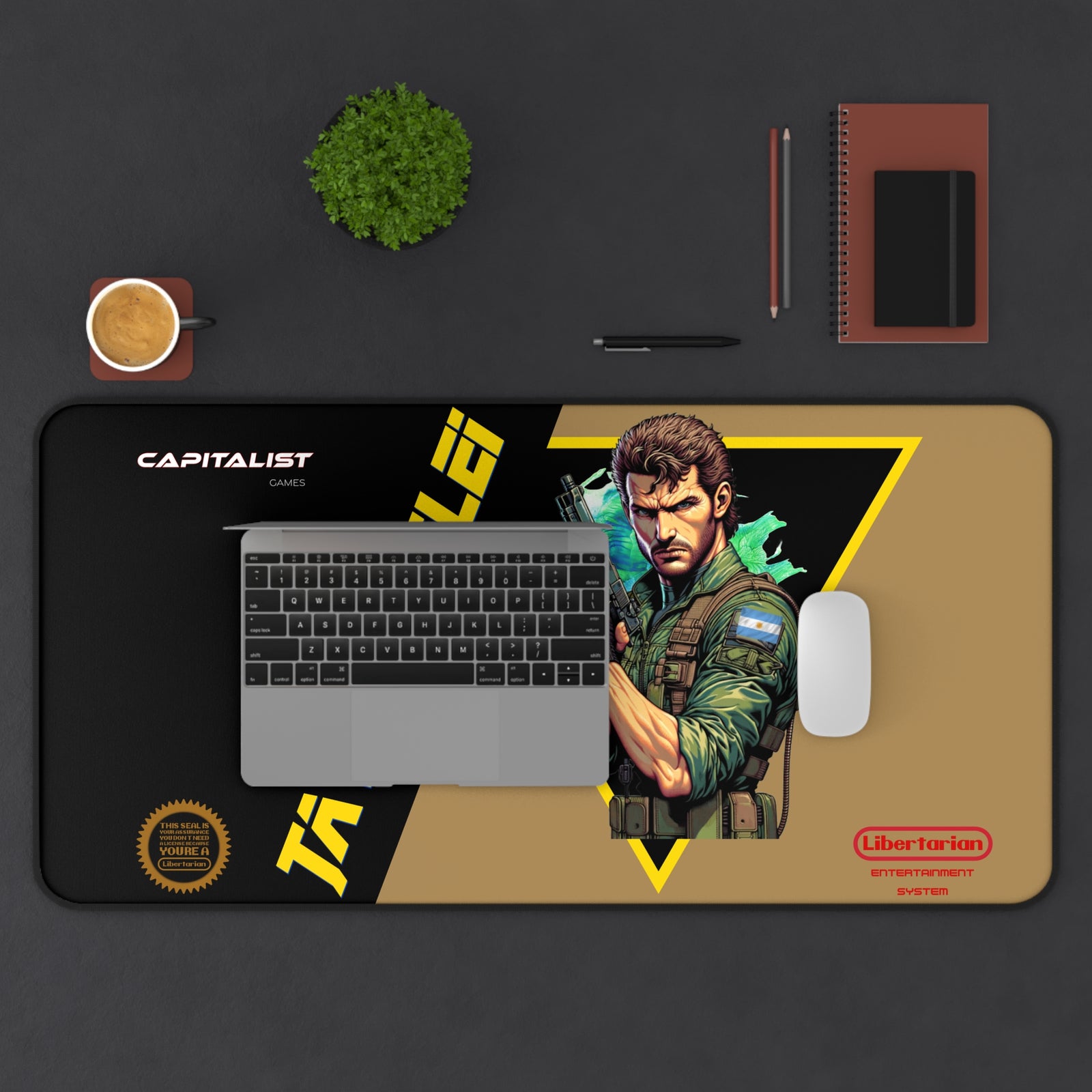Javier Milei: Capitalist Commando Desk Mat