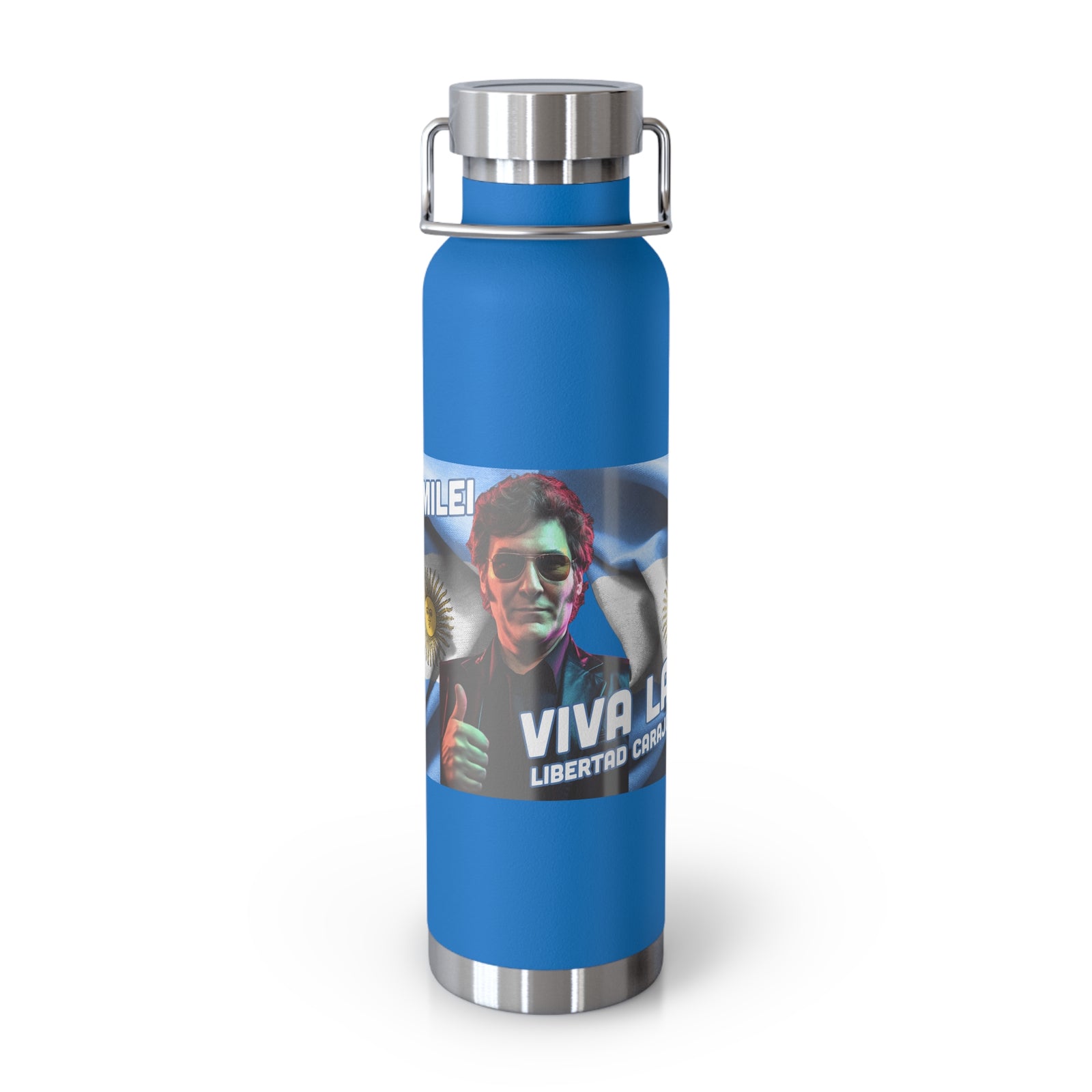 Javier Milei Copper Vacuum Insulated Bottle, 22oz