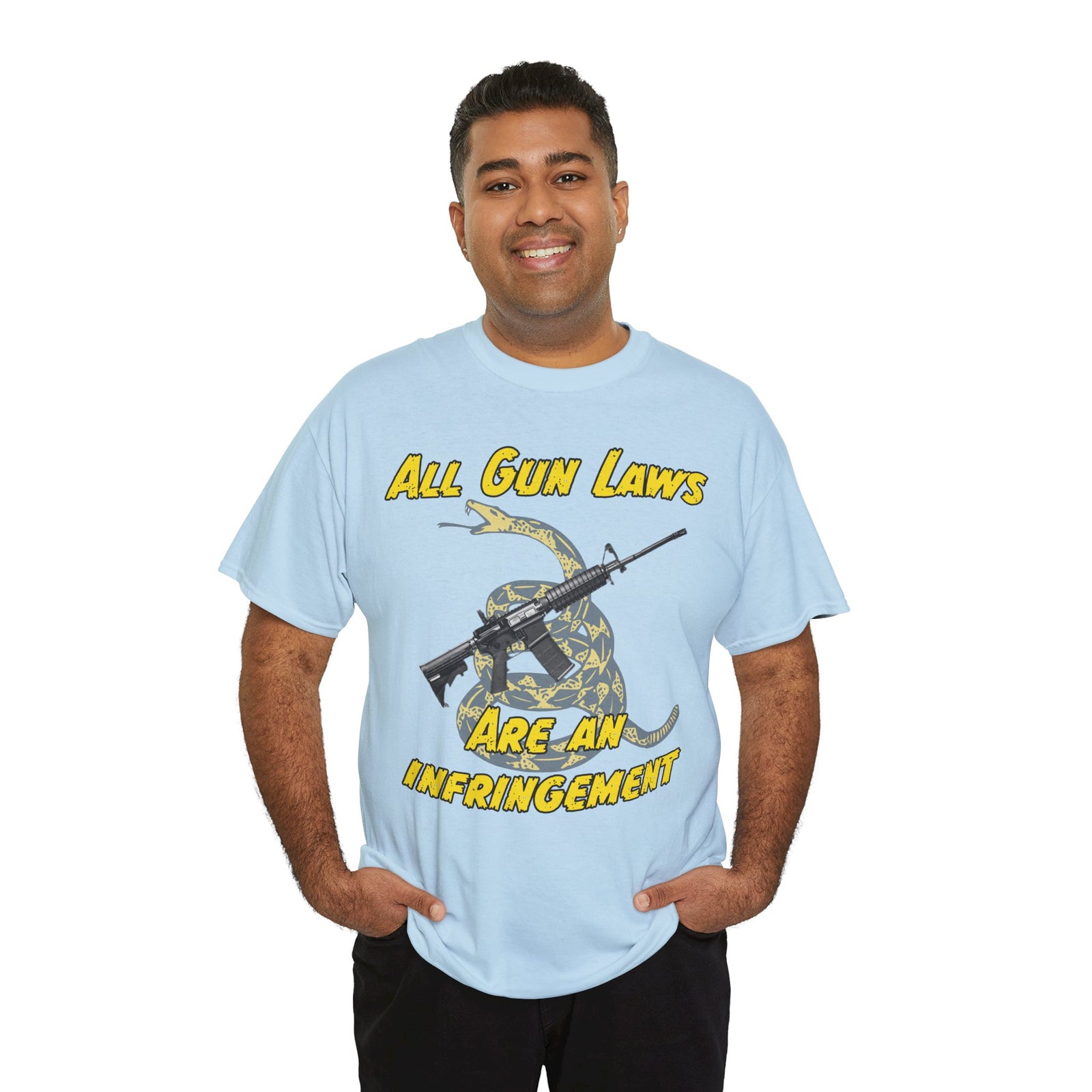 Judge Nap: All Gun Laws Are Infringements AR15 Gadsden T-Shirt