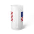 Frosted Beer Mug – 250th Anniversary Betsy Ross Flag Design