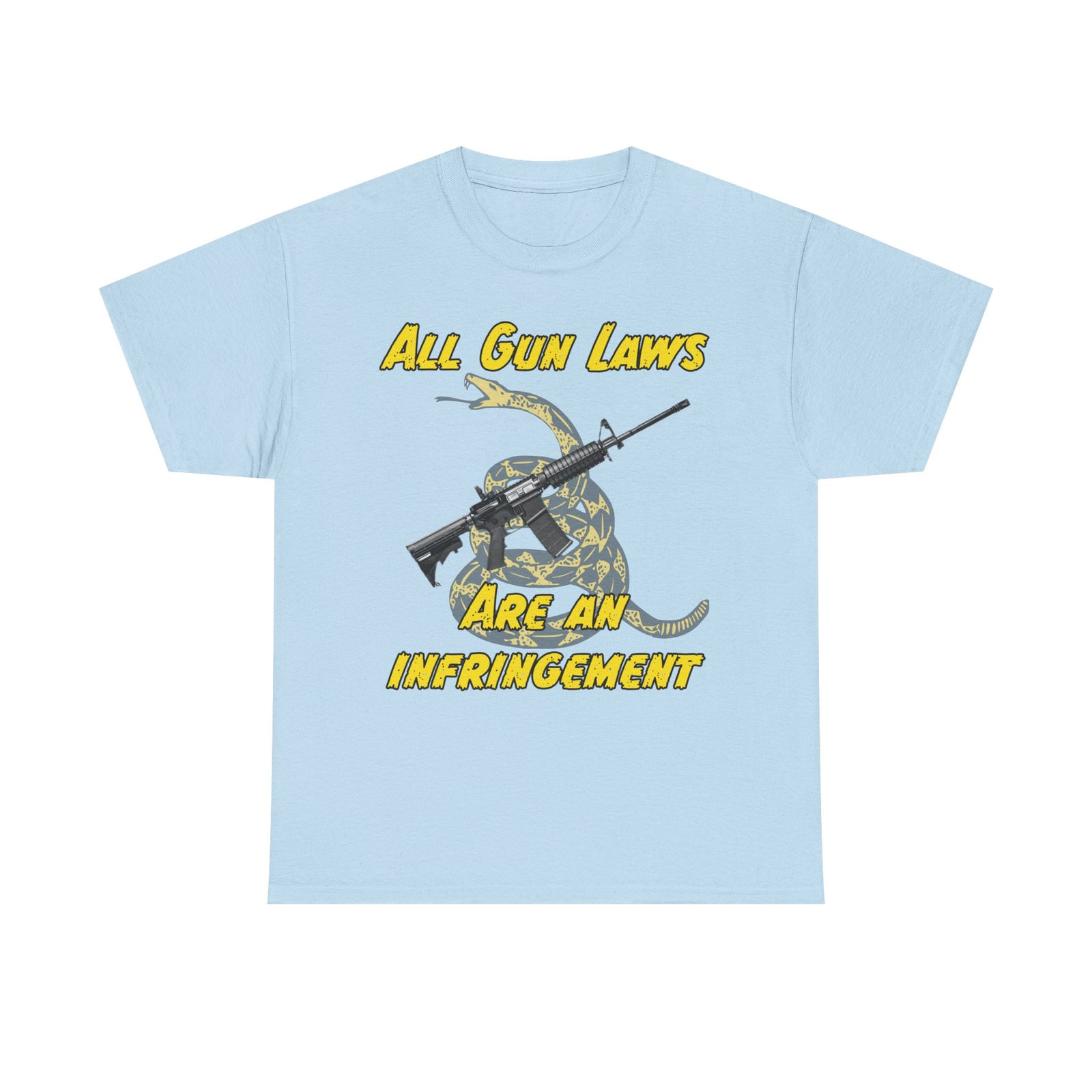 Judge Nap: All Gun Laws Are Infringements AR15 Gadsden T-Shirt