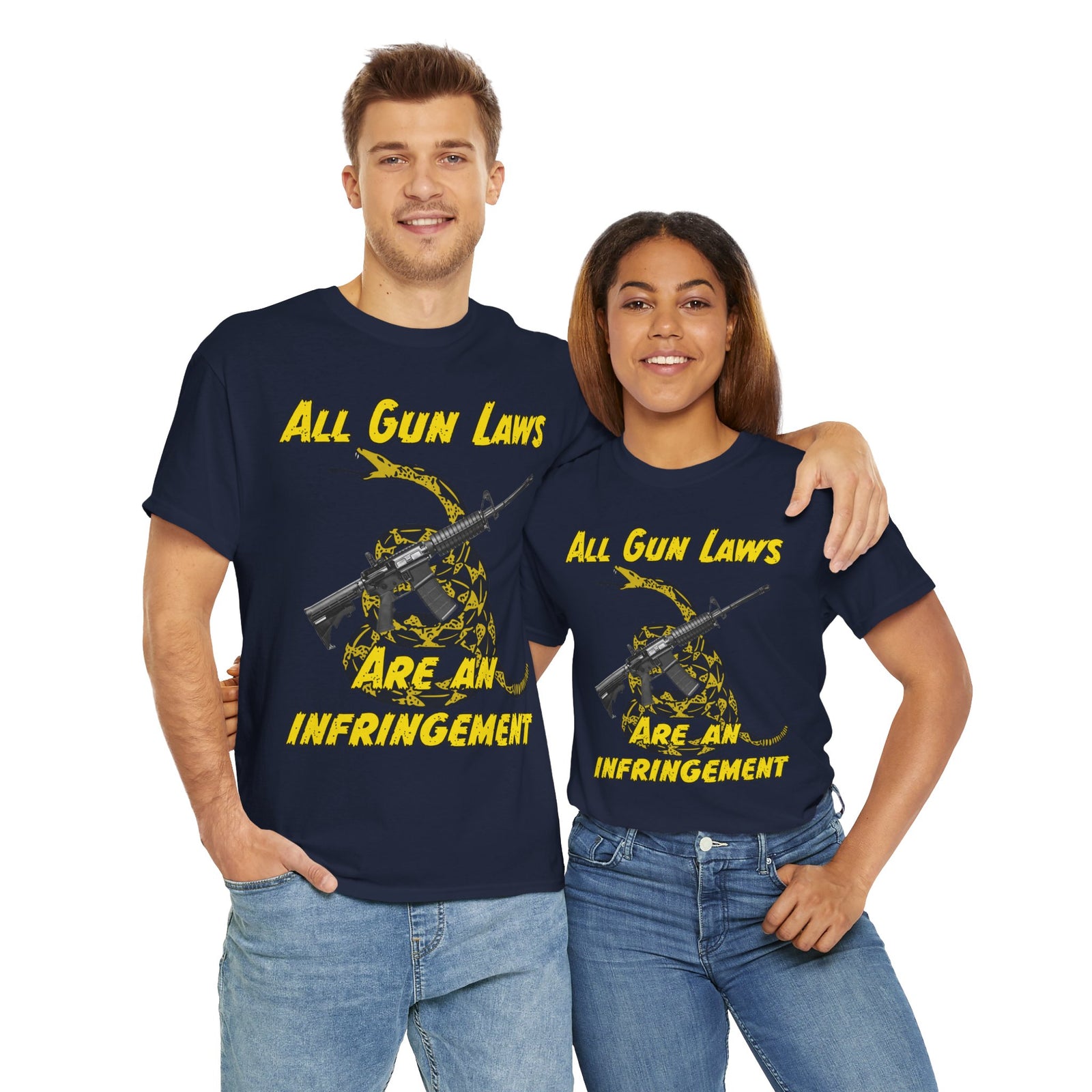 Judge Nap: All Gun Laws Are Infringements AR15 Gadsden T-Shirt
