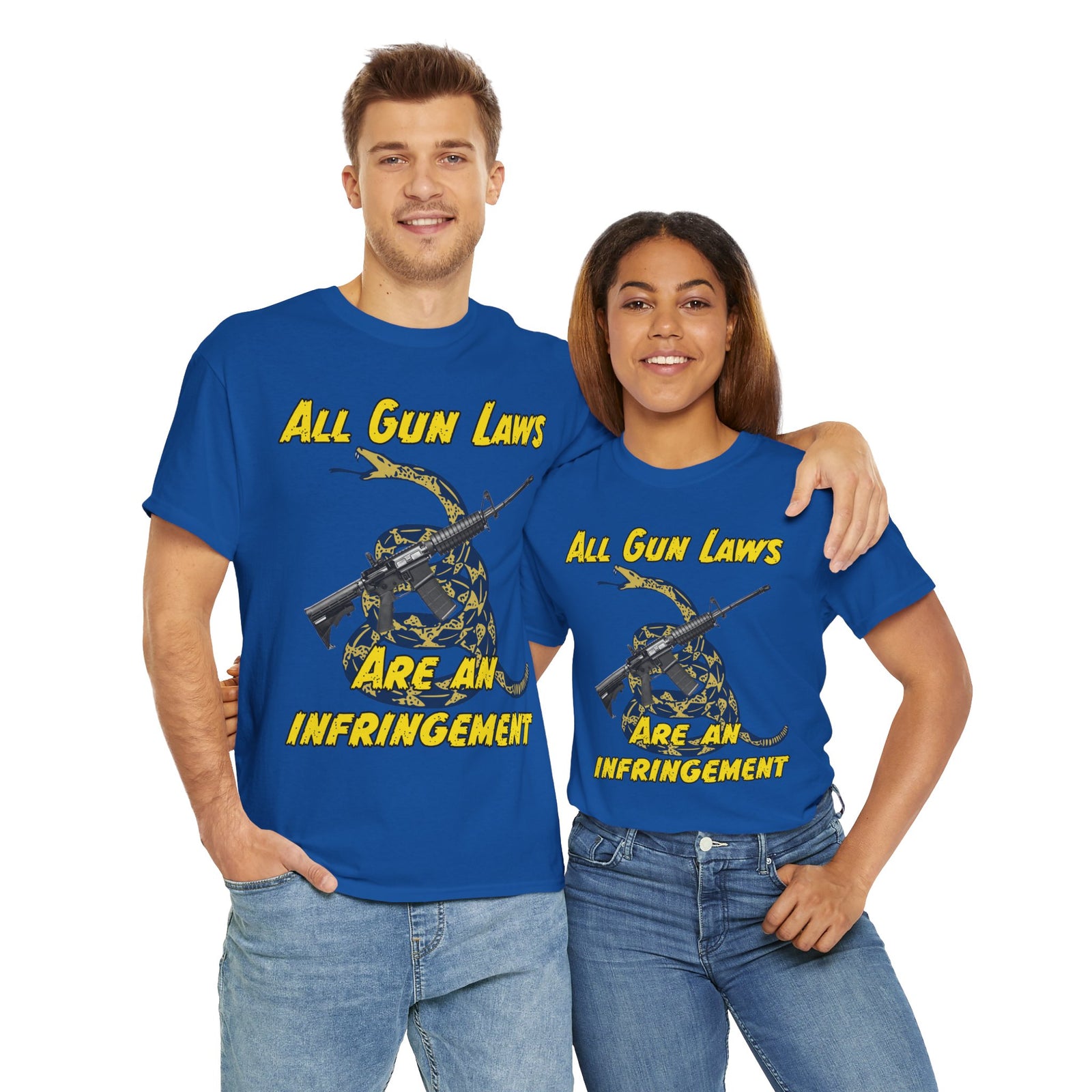 Judge Nap: All Gun Laws Are Infringements AR15 Gadsden T-Shirt