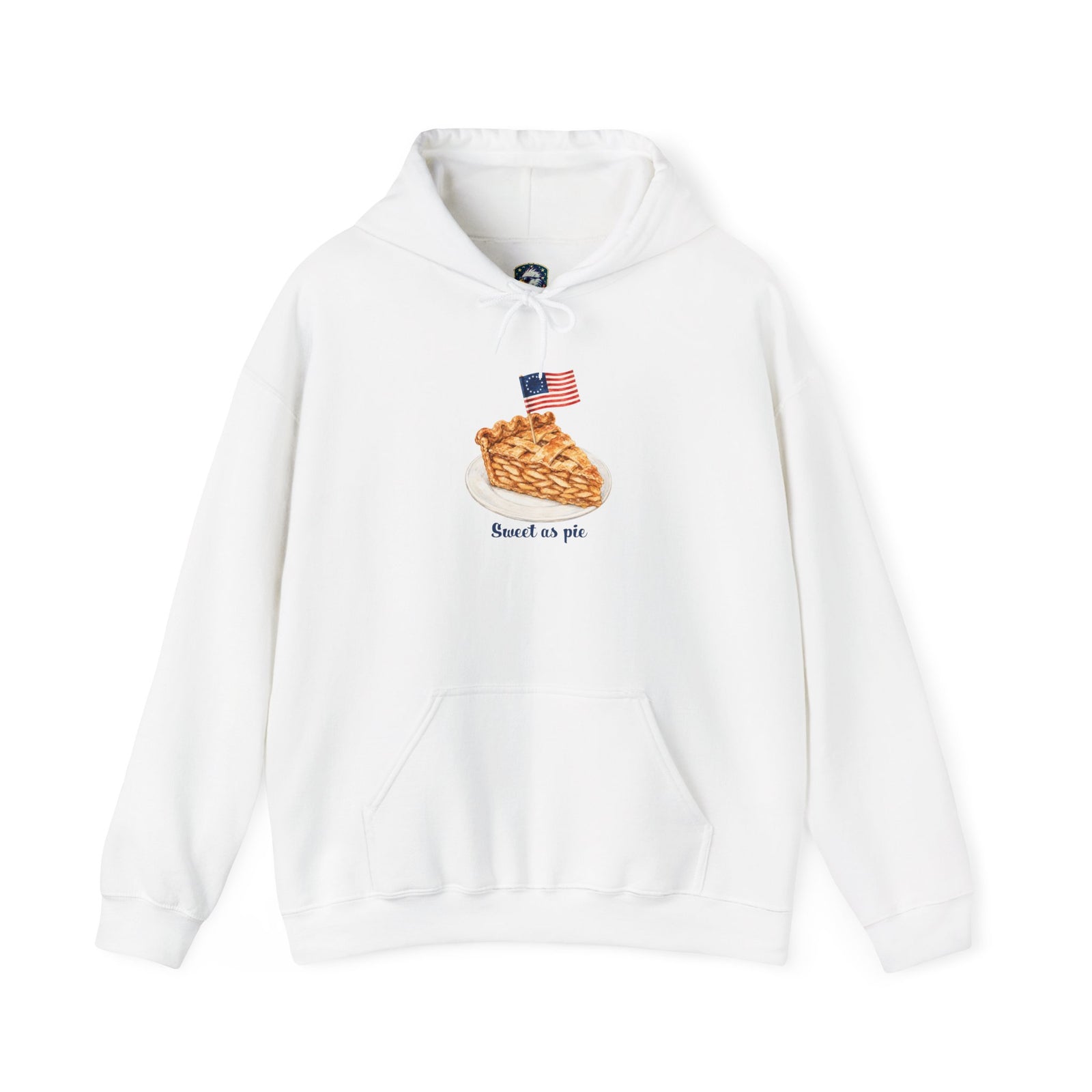 American Pie Hoodie — 'Sweet as Pie' Betsy Ross Flag Slice Graphic Sweatshirt