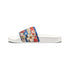 Patriotic Floral Slide Sandals — Women's Removable-Strap Summer Slides