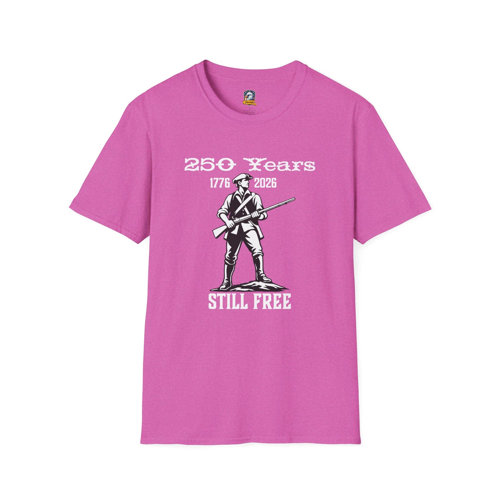 Walton & Johnson 250 Years Still Free T-Shirt — Revolutionary Patriot Tee (1776–2026)