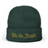 We the People Embroidered Knit Beanie - 4LibertyShop.com