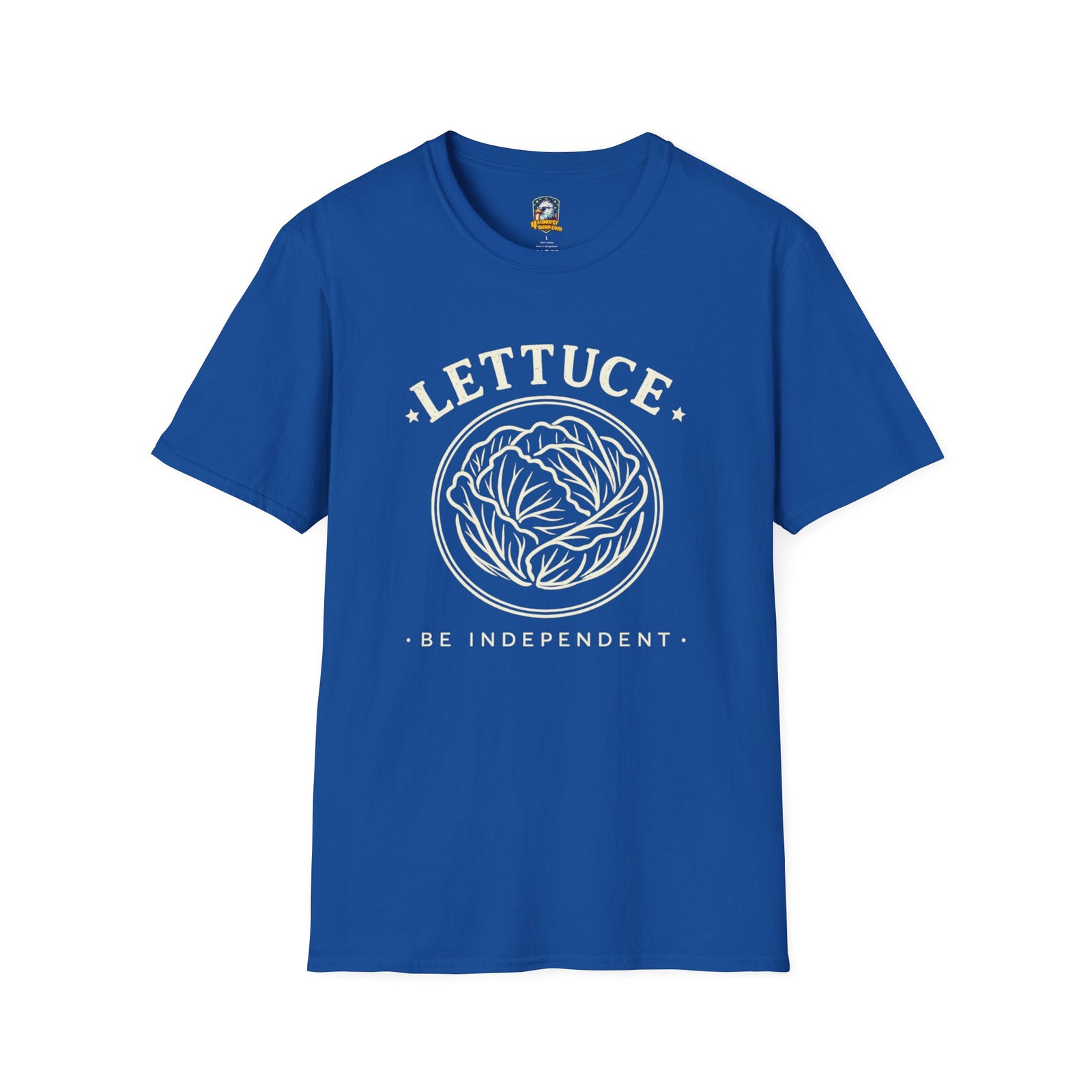 Lettuce Be Independent T-Shirt — Vintage Plant Graphic Tee