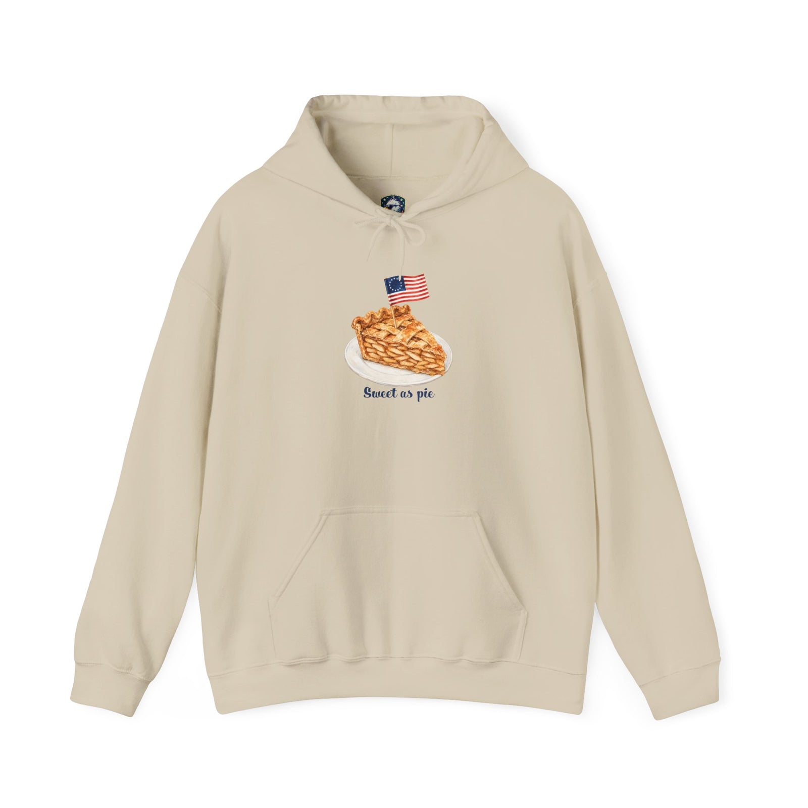 American Pie Hoodie — 'Sweet as Pie' Betsy Ross Flag Slice Graphic Sweatshirt