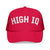 High IQ Foam Trucker Hat — Vintage Lettering Mesh Cap