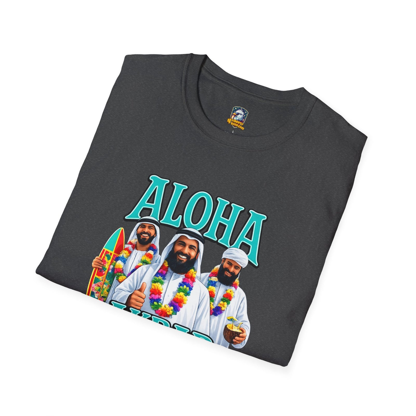Walton & Johnson — Aloha Akbar T-Shirt — Retro Tropical Graphic Tee