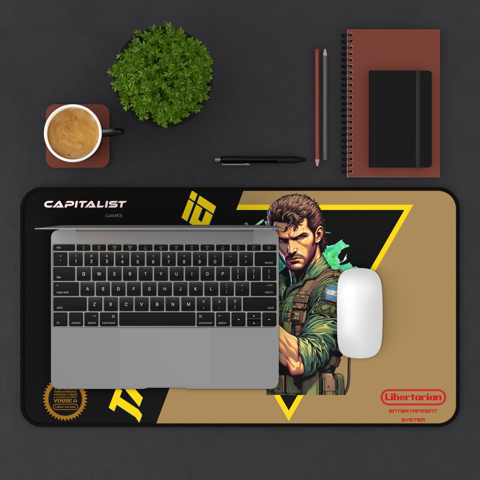 Javier Milei: Capitalist Commando Desk Mat