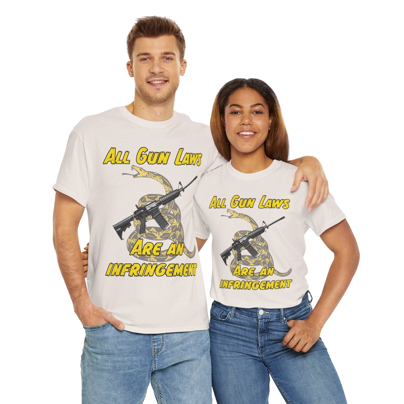 Judge Nap: All Gun Laws Are Infringements AR15 Gadsden T-Shirt