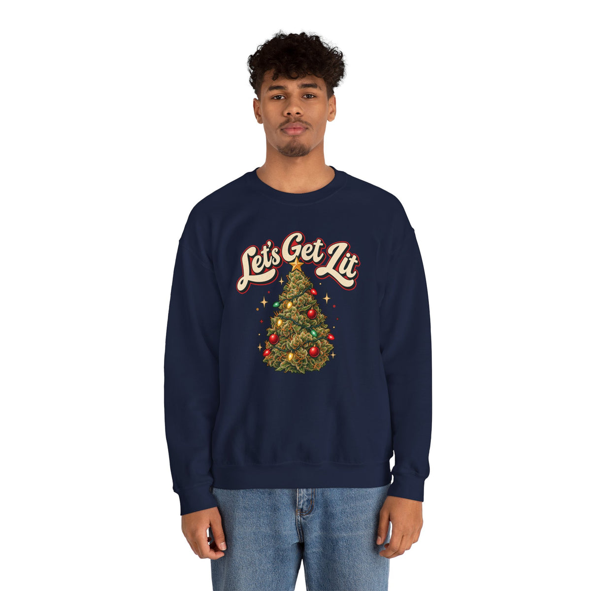 Let's Get Lit Christmas Sweatshirt - 4LibertyShop.com