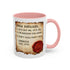 Walton & Johnson Dear England Funny 250th Anniversary Coffee Mug