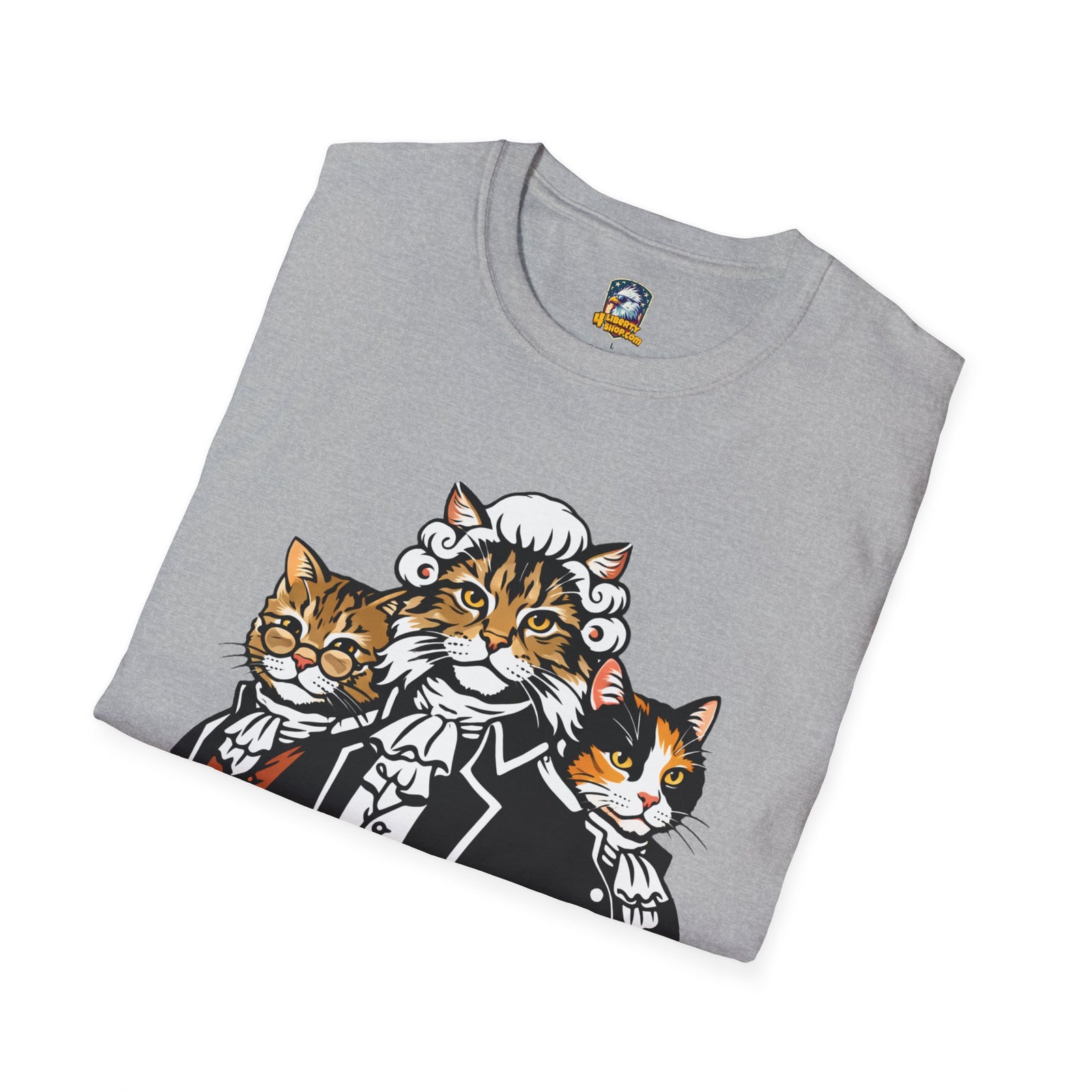 Founding Felines T-Shirt – Revolutionary Cats Graphic Tee