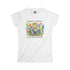 Spread Liberty Like Wildflowers Women's Tee — Liberty Bell Floral Graphic Shirt