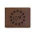 1776 Betsy Ross Stars Leather Wallet
