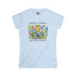 Spread Liberty Like Wildflowers Women's Tee — Liberty Bell Floral Graphic Shirt