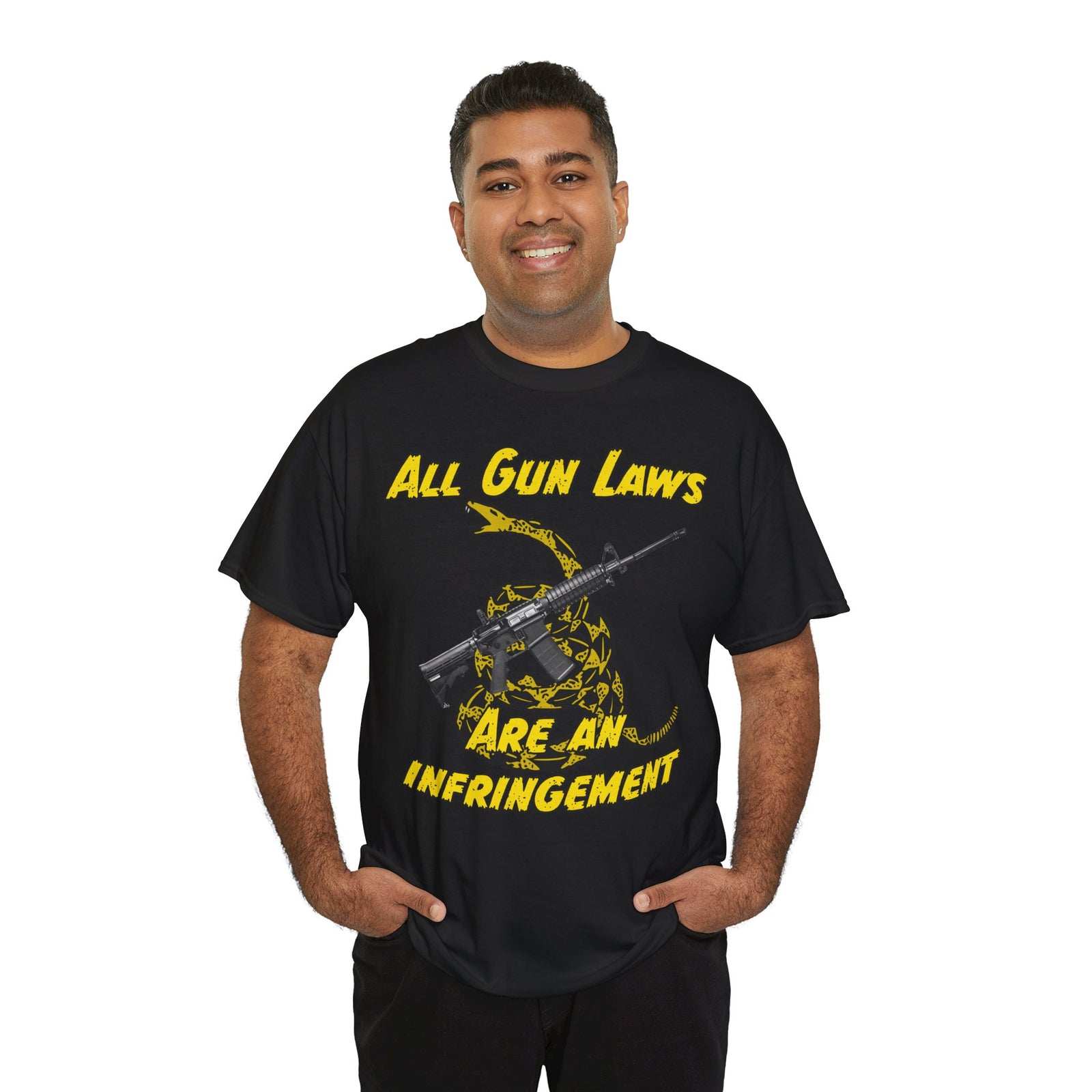 Judge Nap: All Gun Laws Are Infringements AR15 Gadsden T-Shirt