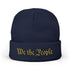 We the People Embroidered Knit Beanie - 4LibertyShop.com