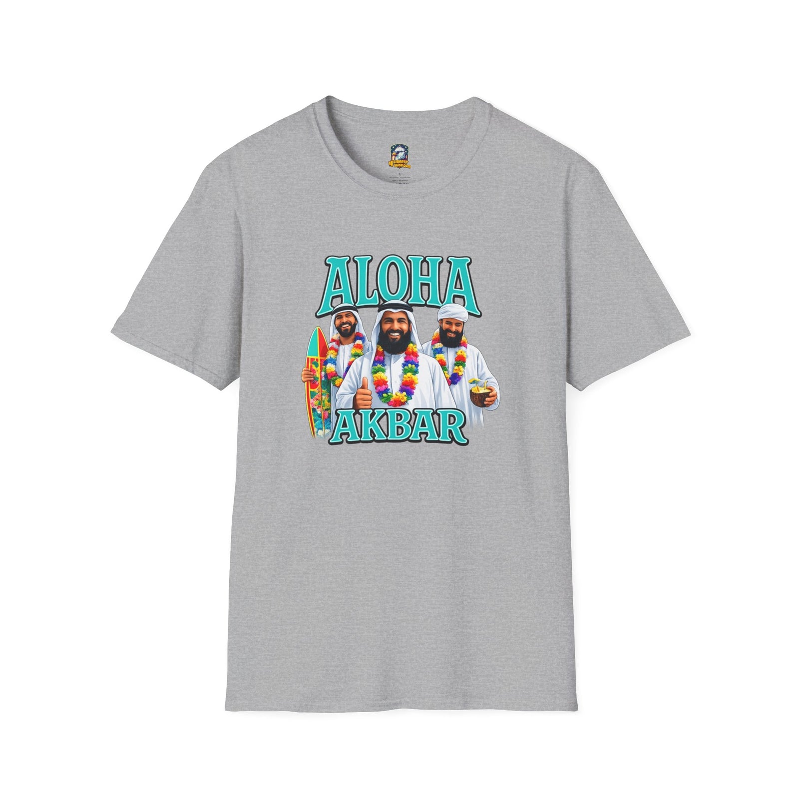 Walton & Johnson — Aloha Akbar T-Shirt — Retro Tropical Graphic Tee