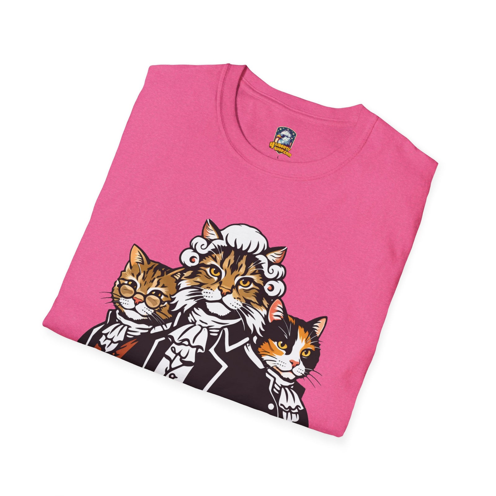 Founding Felines T-Shirt – Revolutionary Cats Graphic Tee