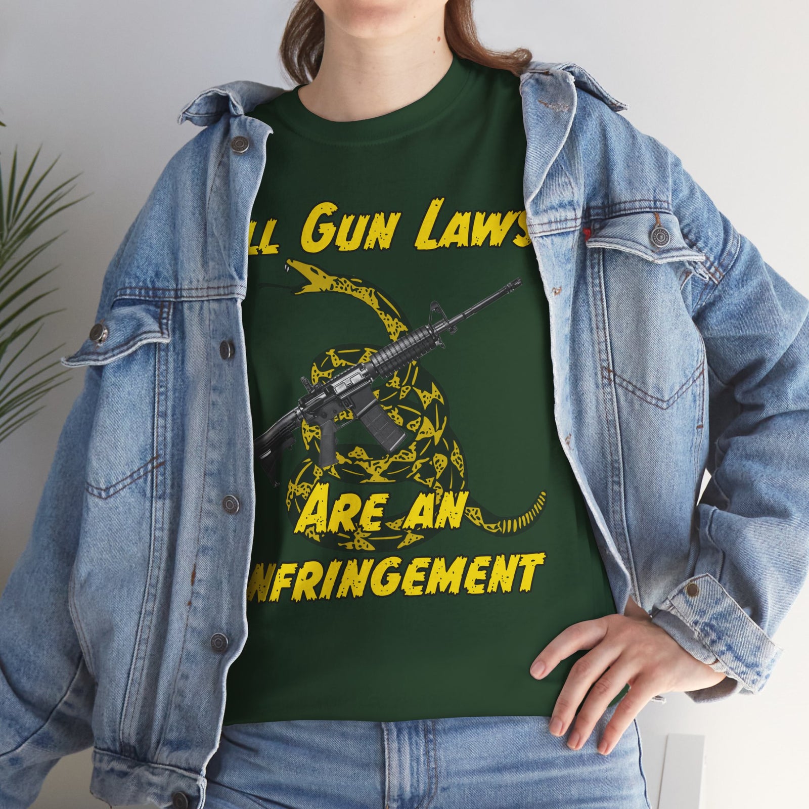 Judge Nap: All Gun Laws Are Infringements AR15 Gadsden T-Shirt