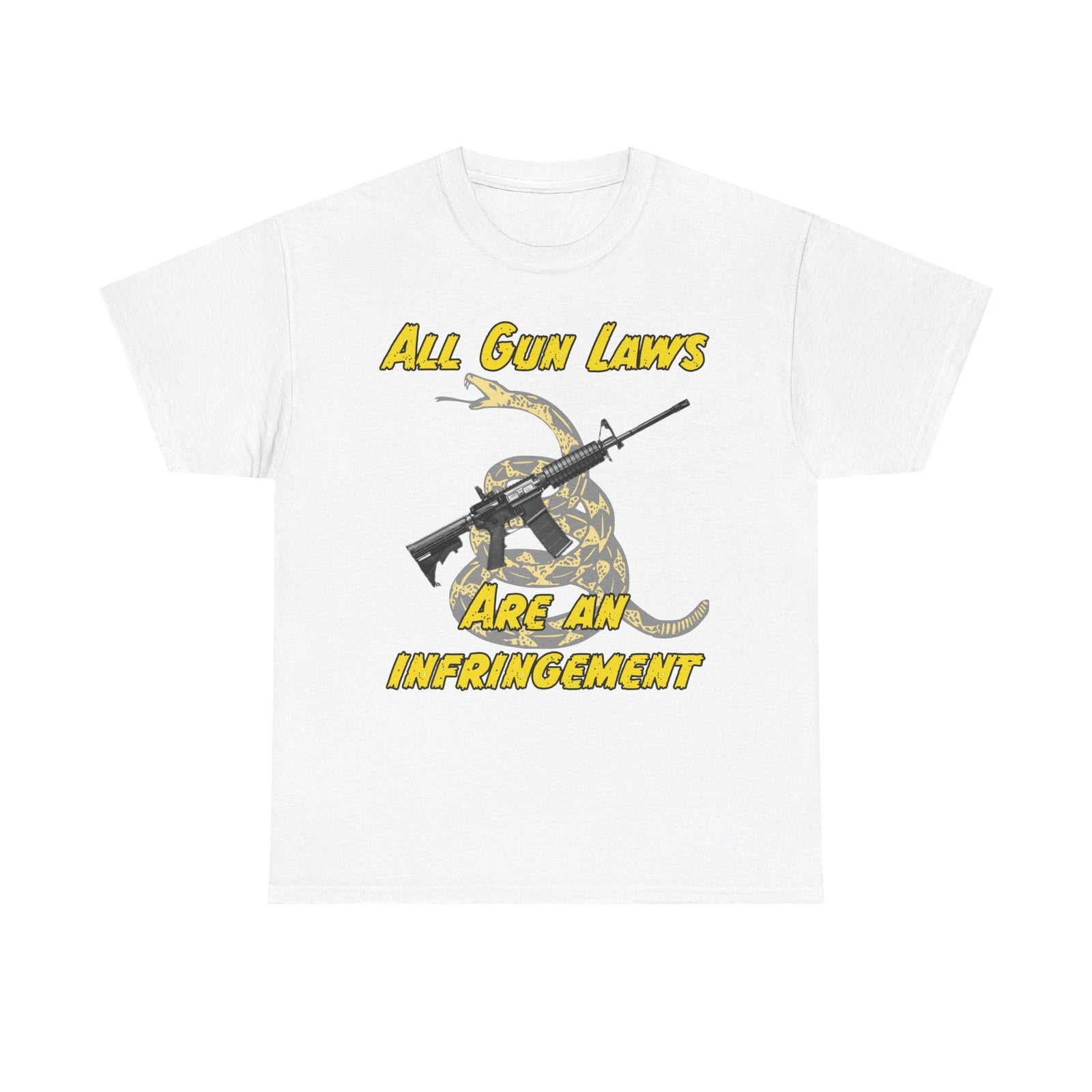 Judge Nap: All Gun Laws Are Infringements AR15 Gadsden T-Shirt