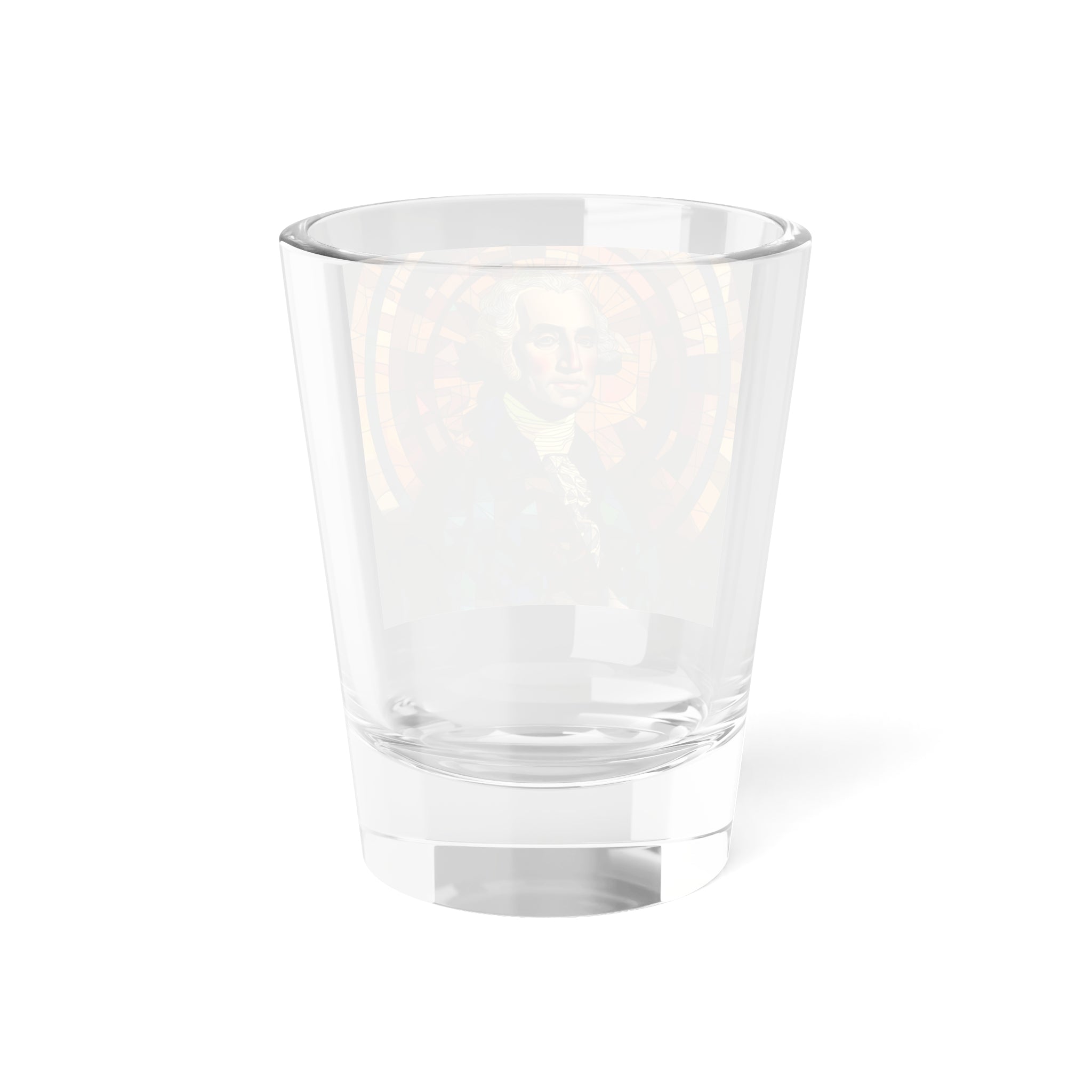George Washington Stained Glass Shot Glass, 1.5oz