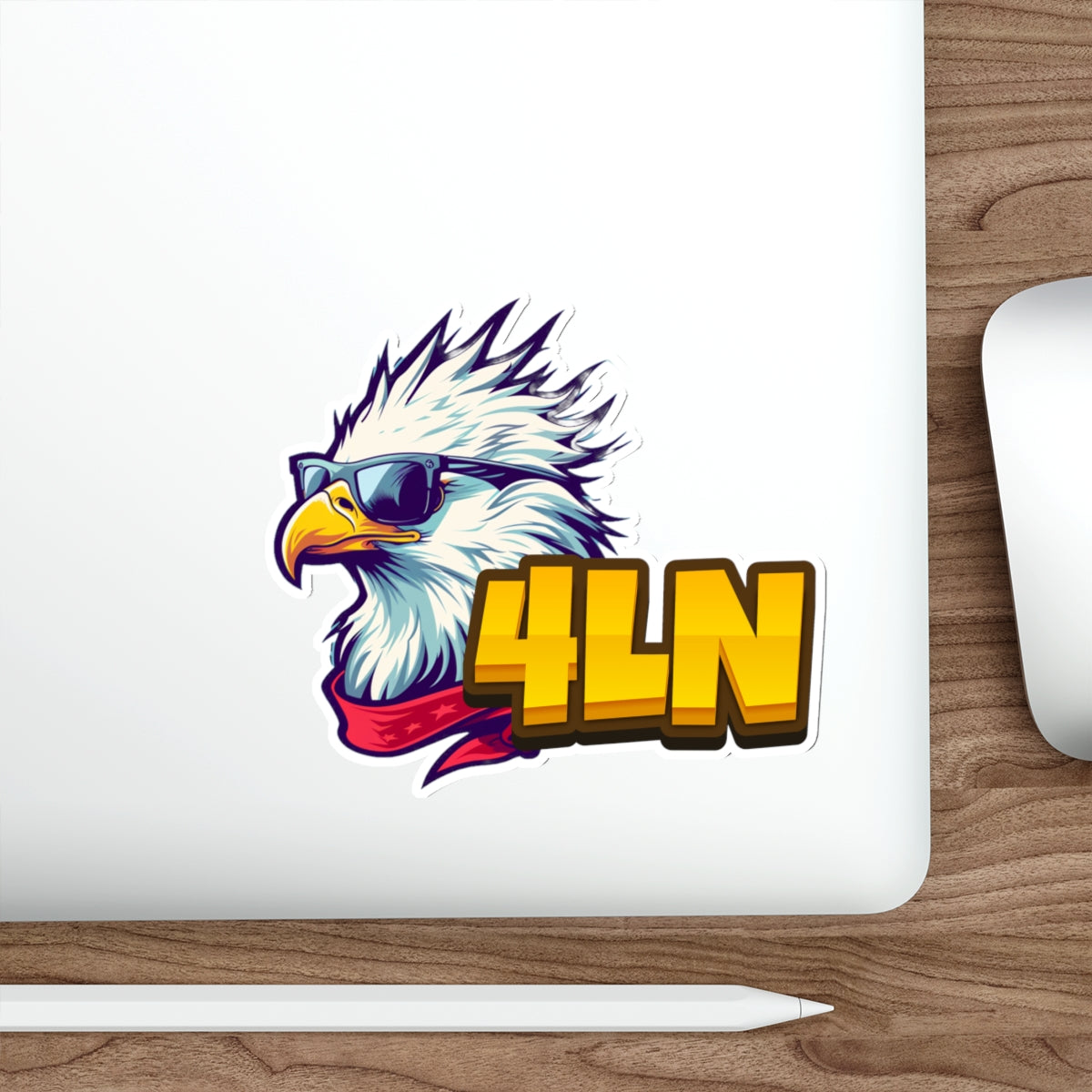 4Liberty Network Eagle Logo Die-Cut Sticker